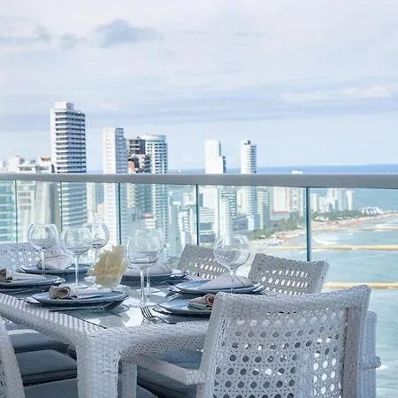 Luxury Sea Front Ac Wifi Pool At Apartamento *